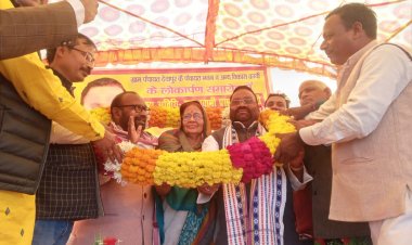 कैबिनेट मंत्री स्वामी प्रसाद मौर्या ने किया पंचायत भवन का लोकार्पण