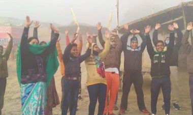 दारागंज में जन जागरण के लिए रैली निकाली गई