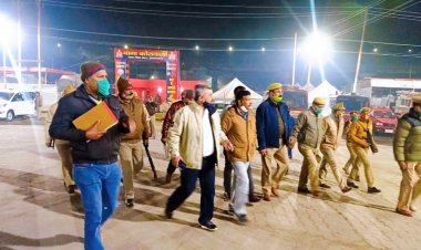 डीआईजी/एसएसपी ने मेला क्षेत्र का भ्रमण कर तैयारियो का लिया जायजा