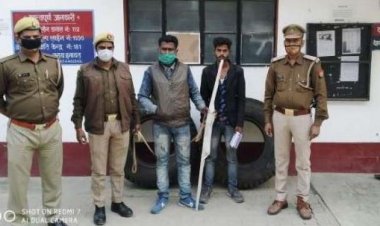 चोरी के दो वाँछित अभियुक्त गिरफ्तार