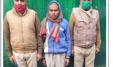 वाहन चोरी का वांछित अभियुक्त गिरफ्तार