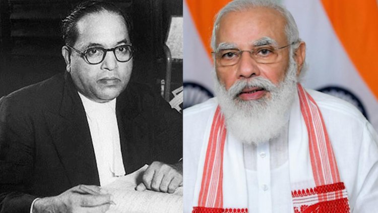 प्रधानमंत्री नरेंद्र मोदी ने आंबेडकर को उनकी पुण्यतिथि पर श्रद्धांजलि अर्पित की