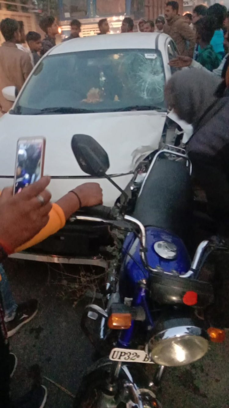 प्रयागराज के नवाबगंज में सड़क हादसा