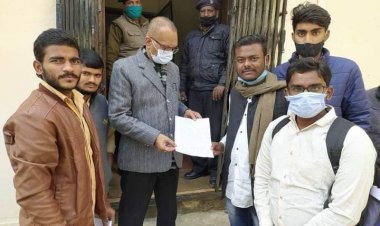 NSUI ने कुलपति के नाम लिखा खुला पत्र,जल्द विश्वविद्यालय में कक्षा संचालन न होने पर दी आंदोलन की चेतावनी