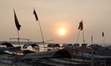 कोरोना काल मे माघ मेले का पहला स्नान,आज मकर संक्रांति