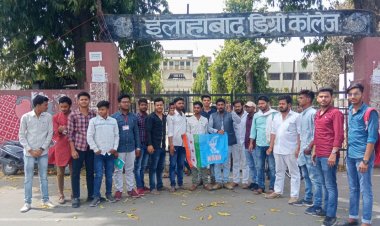 एनएसयूआई प्रयागराज जनपद की यूनिट इलाहाबाद डिग्री कॉलेज की कार्यकारिणी की घोषणा