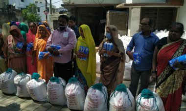 मिशन होप के तहत राशन किट का वितरण