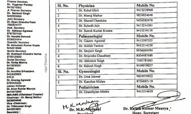 कोविड-19 पर प्रयागराज जिलाधिकारी की मेडिकल एसोसिएशन के साथ बैठक