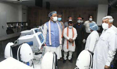 स्वरूपरानी अस्पताल प्रशासन को डिप्‍टी सीएम केशव प्रसाद मौर्य ने दिए 65 वेंटिलेटर