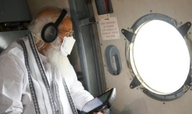 गुजरात में 'Cyclone Tauktae' प्रभावित इलाकों का PM ने किया हवाई सर्वेक्षण, राहत पैकेज का ऐलान