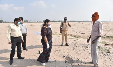 प्रयागराज: महापौर ने किया घाटो का निरीक्षण, लिया जायजा