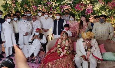 मुलायम परिवार में दीपाली की शादी में सैफई में सजा शाही पंडाल