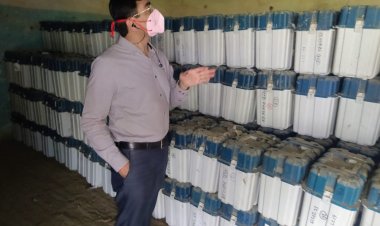 जिलाधिकारी मुण्डेरा मण्डी पहुंचकर रखे गये बीयूसीयू के कक्षों का किया निरीक्षण