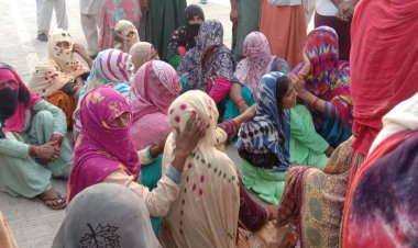 सड़क हादसे में दो संगे भाइयों की मौत, तीसरा घायल, परिजनों ने लगाया जाम