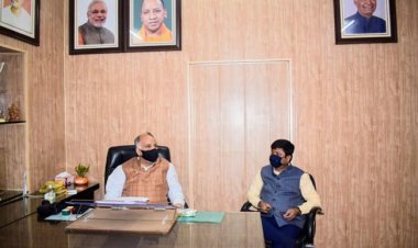 मंत्री नन्दी ने अधूरे कार्य पूरा कराने को नगर विकास मंत्री से की मुलाकात