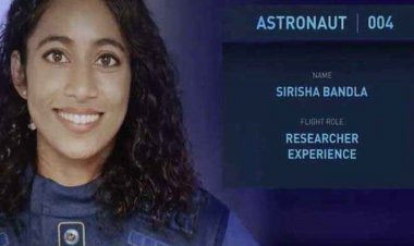 आंध्र प्रदेश के गुण्टूर जिले की शिरीषा बंड्ला करेगी अंतरिक्ष की सैर