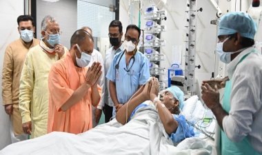 मुख्यमंत्री योगी ने प्रभु राम से की कल्याण सिंह की सेहत की कामना