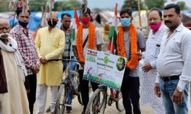 MP के जंगल बक्सवाह को बचाने निकले दो छात्रों का प्रयागराज में भव्य स्वागत