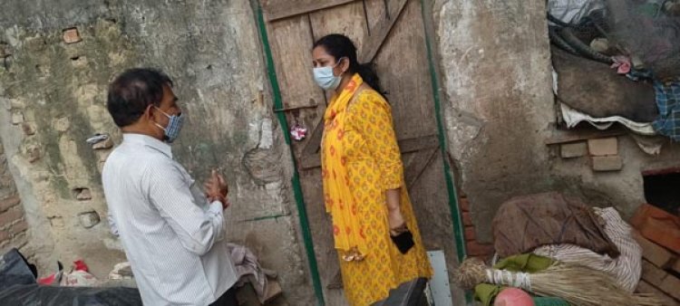 अवैध कब्जे को प्रयागराज विकास प्राधिकरण ने खाली कराया