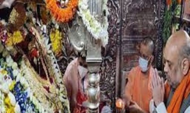 जगत जननी का दोपहर में दर्शन करने से प्राप्त होता है मोक्ष : अमित शाह