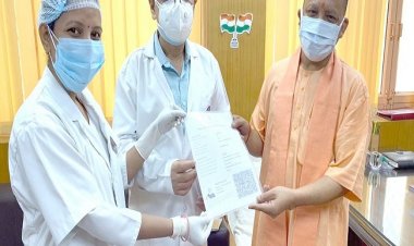 स्वदेशी कोविड वैक्सीन की दूसरी डोज प्राप्त कर मन है प्रफुल्लित : मुख्यमंत्री योगी