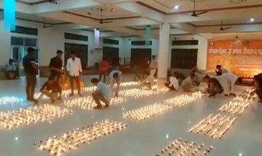 वीरांगनाओं के नाम 16 हजार दीप जलाकर दी गयी श्रद्धांजलि