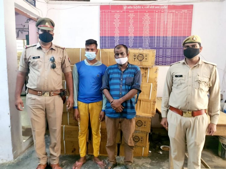 नशीली दवाओं के कारोबार मामले में दो गिरफ्तार, 96 सौ शीशी दवा बरामद