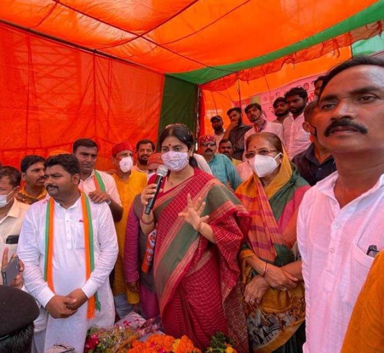 भाजपा ने देश-प्रदेश में व्यापक स्तर पर विकास की गति को आगे बढ़ाया : अनुप्रिया पटेल