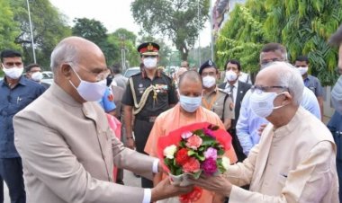 राष्ट्रपति राम नाथ कोविन्द पूर्व राज्यपाल केशरीनाथ त्रिपाठी से मिले, जाना हाल