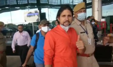 महंत मौत मामला : हरिद्वार से आनन्द गिरी को लेकर प्रयागराज पहुंची सीबीआई