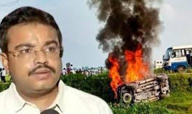 लखीमपुर घटना : सात घंटे से पुलिस लाइन में आशीष से हो रही पूछताछ