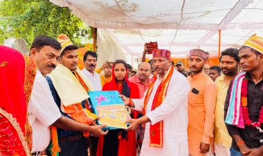 सिराथू विधायक ने परिणय बंधन में बंधे वर-वधु को आशीर्वाद दिया