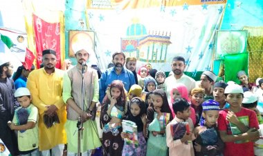 जश्ने ईद मिलादुन्नबी बहादुरगंज बड़े दारा में हर्ष  उल्लास के साथ मनाया गया