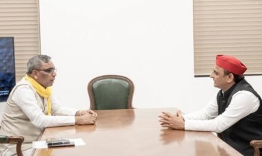 ओपी राजभर ने भाजपा के लिए दरवाजा बंद किया और सपा उसमें ताला लगाने का काम करेगी : अखिलेश यादव