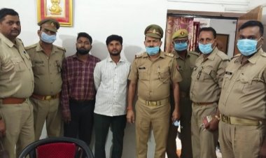 भदोही: फाइनेंस कंपनी में लूट की नियति से घूसे बदमाश दबोचे गए