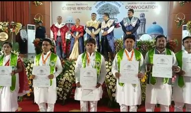 इविवि : मेडल प्राप्त छात्रों ने सपने संजोए, बताया अपना लक्ष्य