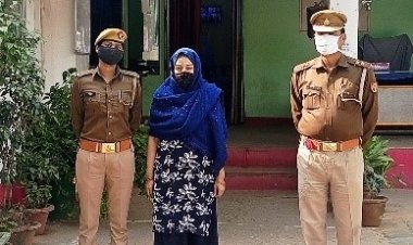 25 हजार रुपये के इनामी महिला गिरफ्तार