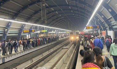 महिला ने कीर्ति नगर मेट्रो स्टेशन से छलांग लगाई