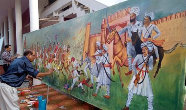 आजादी का अमृत महोत्सव : 1857 की क्रांति गाथा को कैनवास पर उकेरने का प्रयास