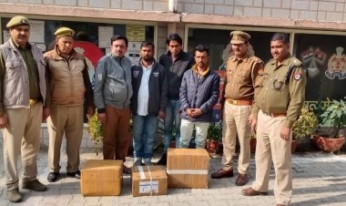 गाड़ियों से दवाई चोरी करने वाले चार बदमाश गिरफ्तार