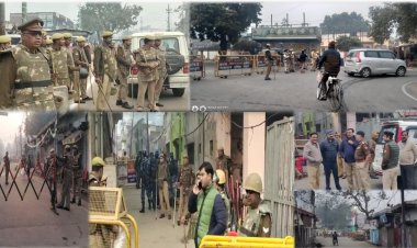 मथुरा में अभेद्य सुरक्षा, चप्पे-चप्पे पर पुलिस मुस्तैद, कांग्रेस जिलाध्यक्ष गिरफ्तार