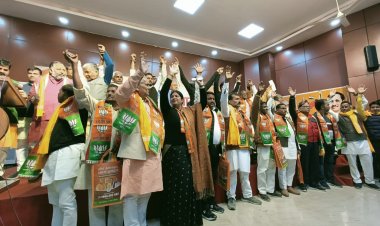 दो बार विधायक रहे कालीचरण समेत राजभर समाज के बड़ी संख्या में लोग हुए शामिल