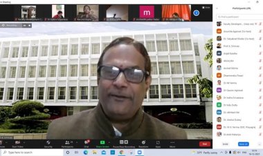 नई शिक्षानीति में 40 प्रतिशत पाठ्यक्रम ऑनलाइन अनिवार्य : प्रो. श्रीनिवास