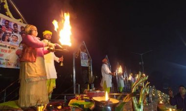 आदि गंगा गोमती की आरती पर जनरल विपिन रावत व अन्य सैन्य अधिकारियों को दी गई श्रद्धांजलि