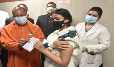 मुख्यमंत्री योगी ने 15 से 18 साल के बच्चों के कोविड टीकाकरण का शुभारम्भ किया