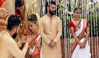 बॉयफ्रेंड सूरज नंबियार संग शादी के बंधन में बंधी अभिनेत्री मौनी रॉय