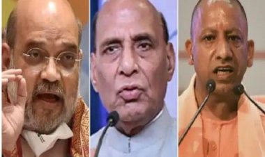 अमित शाह,राजनाथ और योगी की अपील, विकास को गति देने वाली सरकार चुनें