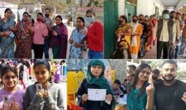 UP में पांचवें चरण का मतदान समाप्त, शाम पांच बजे तक पड़े 53.93 प्रतिशत वोट
