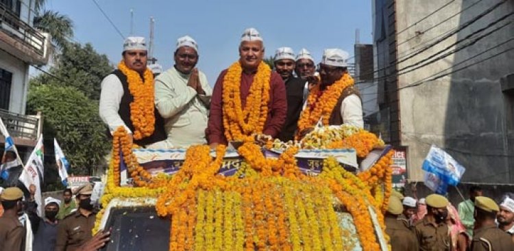 अच्छी शिक्षा चाहिए तो झाड़ू पर बटन दबायें : मनीष सिसोदिया