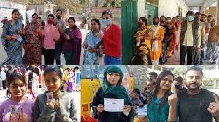 UP में छठे चरण का मतदान खत्म, 676 उम्मीदवारों का भाग्य ईवीएम में बंद